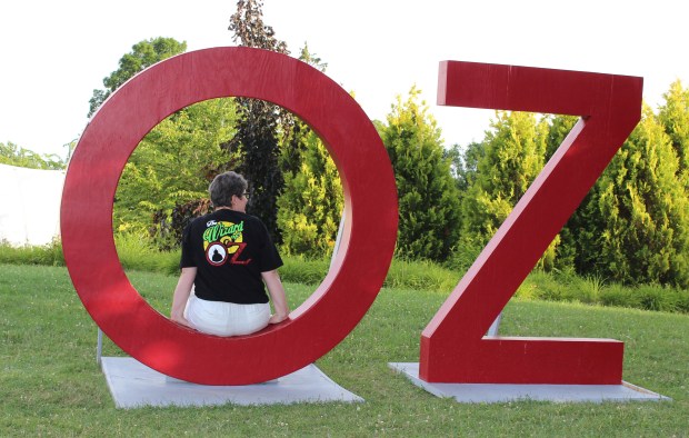 Back of Oz shirt
