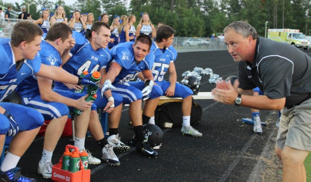 My husband is the head football coach at Deep Run High School. 