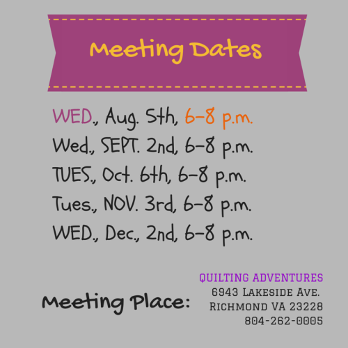 meeting dates 2015